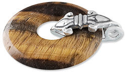 Donut with attached bail